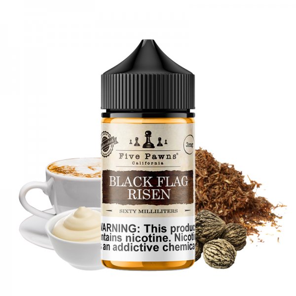 Black Flag Risen Original 0mg 50ml - Five Pawns