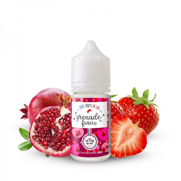 Aroma Grenade Fraise 30ml - Le Coq Qui Vape