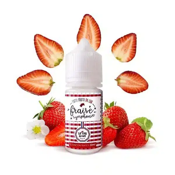 Aroma Fraise Symphonie 30ml - Le Coq Qui Vape