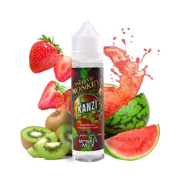 Kanzi Monkey Mix 0mg 50ml - Twelve Monkeys