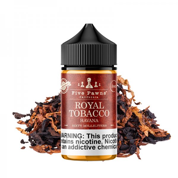 Royal Tobacco 0mg 50ml - Five Pawns