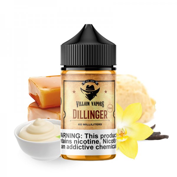 Villain Vapors Dillinger 0mg 50ml - Five Pawns