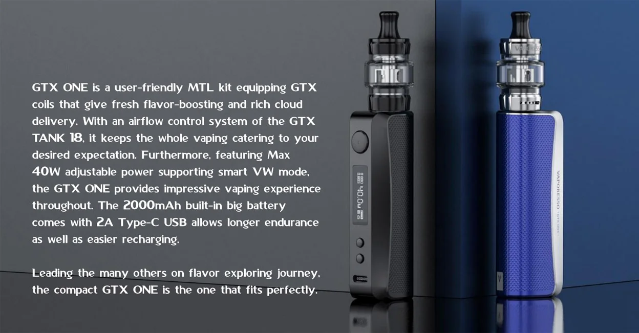 KIT GTX One - Vaporesso » Ecigareta.hr