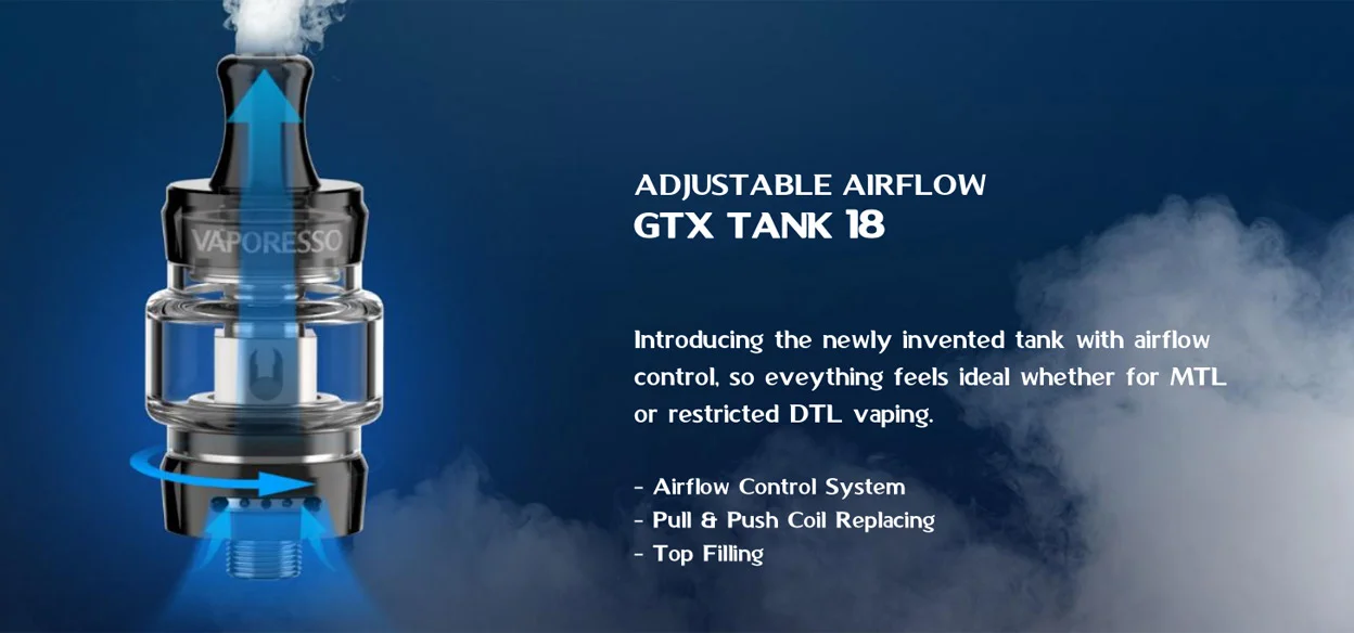 KIT GTX One - Vaporesso » Ecigareta.hr