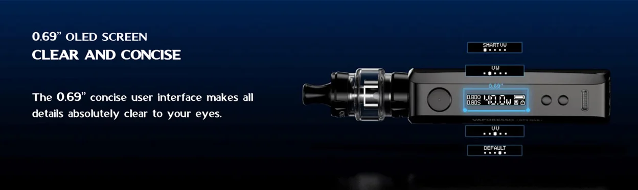 KIT GTX One - Vaporesso » Ecigareta.hr