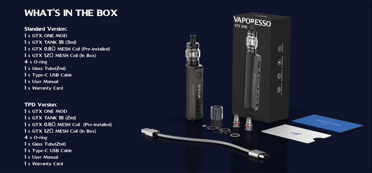 KIT GTX One - Vaporesso 13 KIT GTX One - Vaporesso » Ecigareta.hr