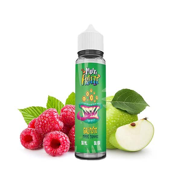 Galipette Pomme Framboise 0mg 50ml - Multifreeze by Liquidéo