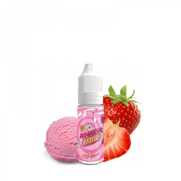 Ice Cream Fraise 10ml - Wpuff Flavors by Liquideo