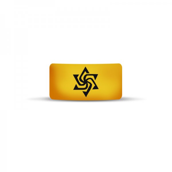 Vape Band Yellow Star Logo 22 to 26mm (10kom)