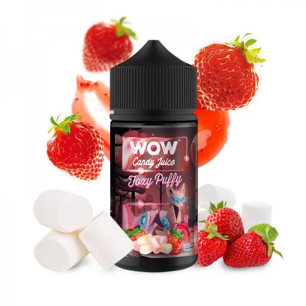 Foxy Puffy 0mg 100ml - WOW by Candy Juice