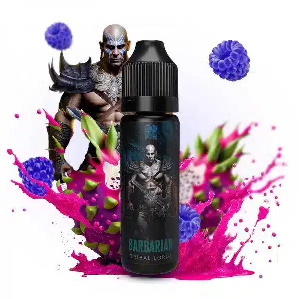 barbarian 0mg 50ml dragon fruitblue raspberry tribal lords by tribal force