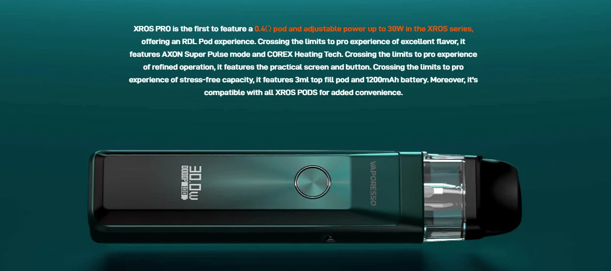 KIT XROS Pro 1200mAh - Vaporesso 3 Xros Pro Kit 13 | Ecigareta.hr