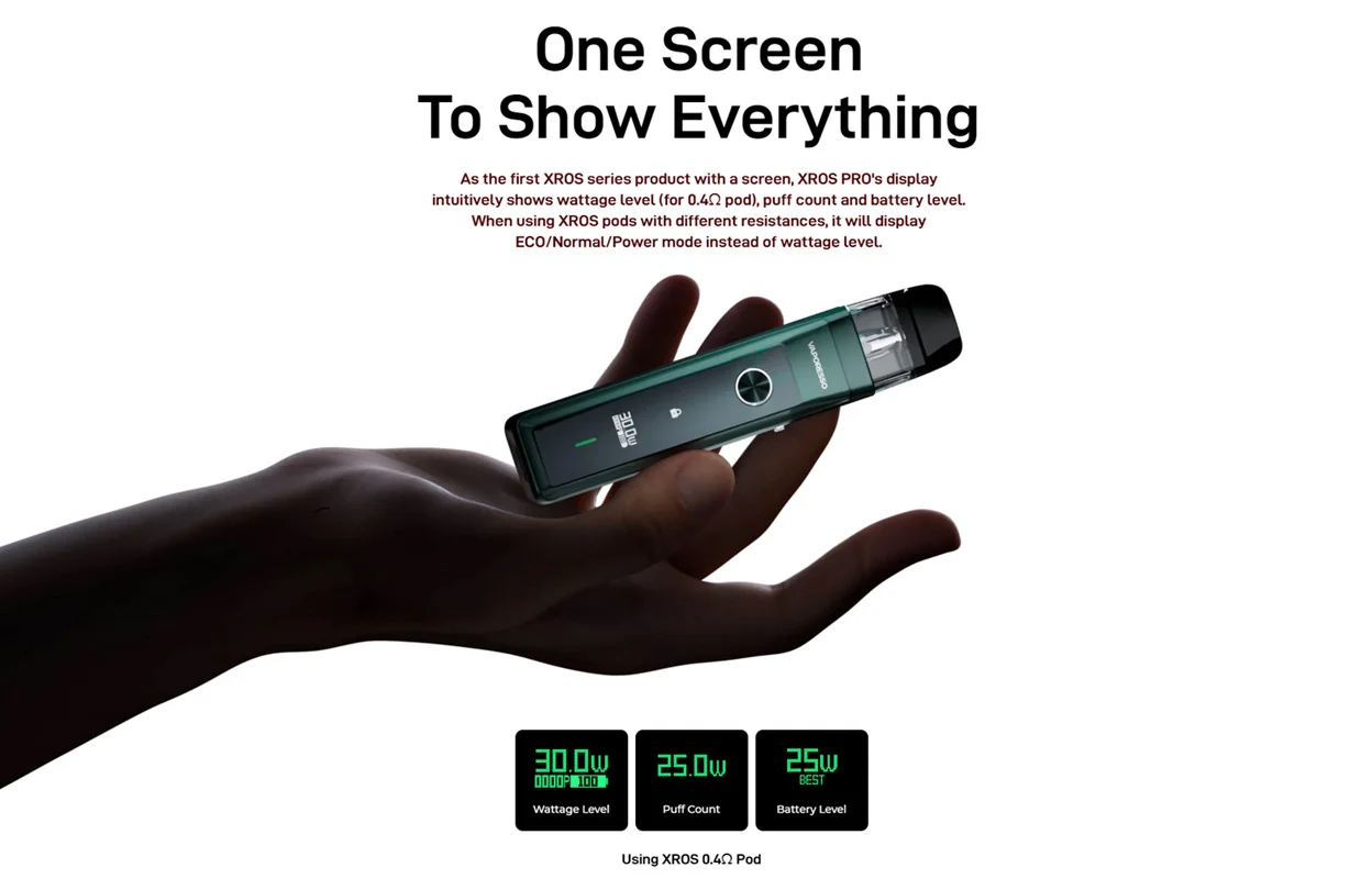 KIT XROS Pro 1200mAh - Vaporesso 12 Xros Pro Kit 22 | Ecigareta.hr