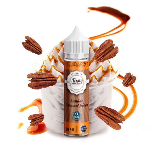 Sundae Caramel Pecan 0mg 50ml - Tasty Collection by Liquidarom