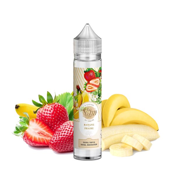 Banane Fraise 0mg 50ml - Le Petit Verger by Savourea