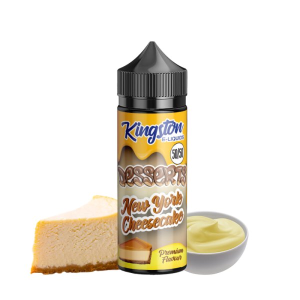 New York Cheesecake 0mg 100ml 50/50 - Desserts by Kingston