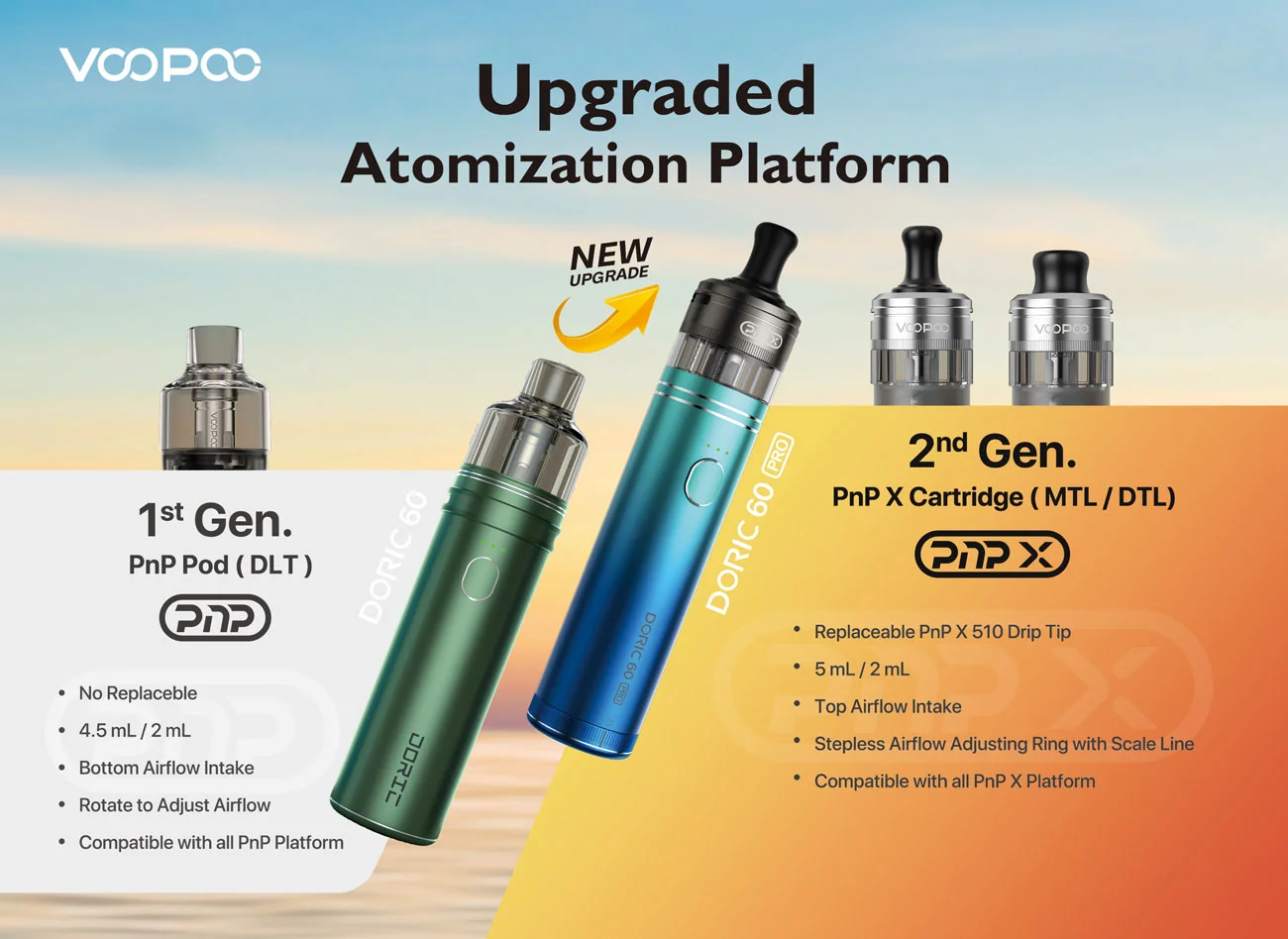 KIT Doric 60 Pro 2500mAh - VooPoo 2 Doric 60 Pro kit 12 | Ecigareta.hr