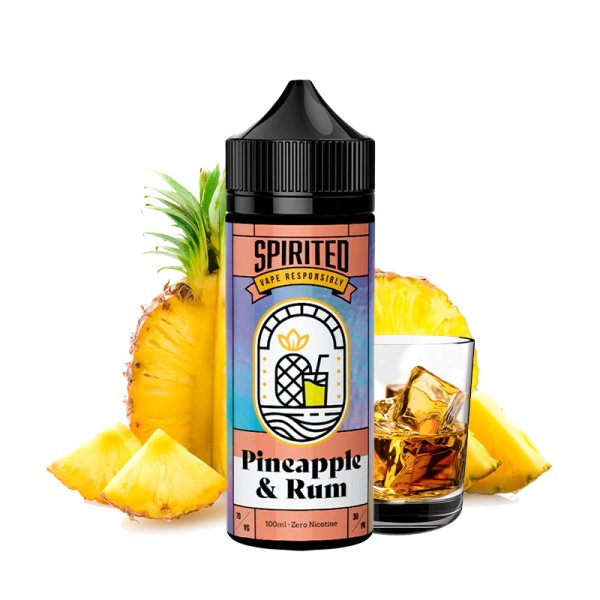 Pineapple & Rum 0mg 100ml - Spirited