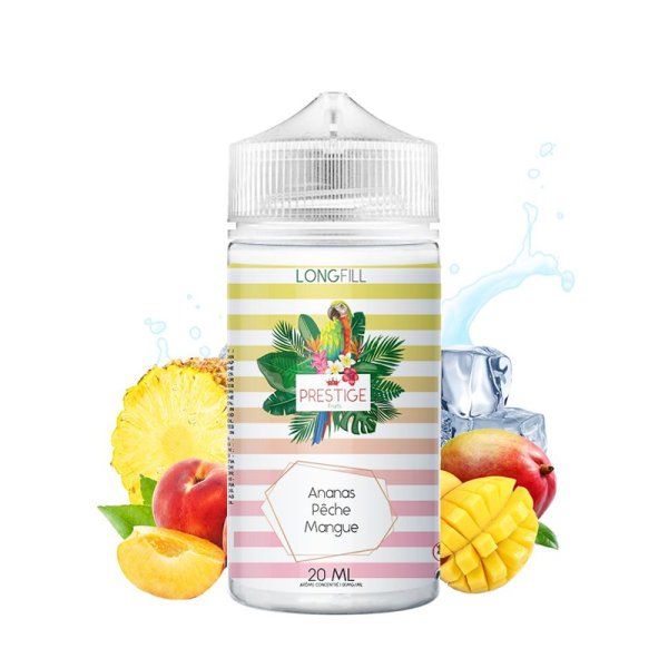 Aroma Ananas Peche Mangue 0mg 20/120ml - Prestige Fruits LongFill