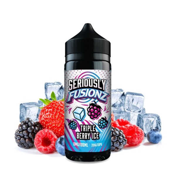 Triple Berry Ice 0mg 100ml - Seriously Fusionz by Doozy