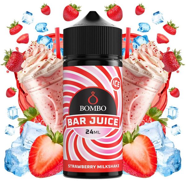 Aroma Strawberry Milkshake Ice 24ml (Longfill) - Bar Juice by Bombo Aroma Strawberry Milkshake Ice 24ml (Longfill) - Bar Juice by Bombo