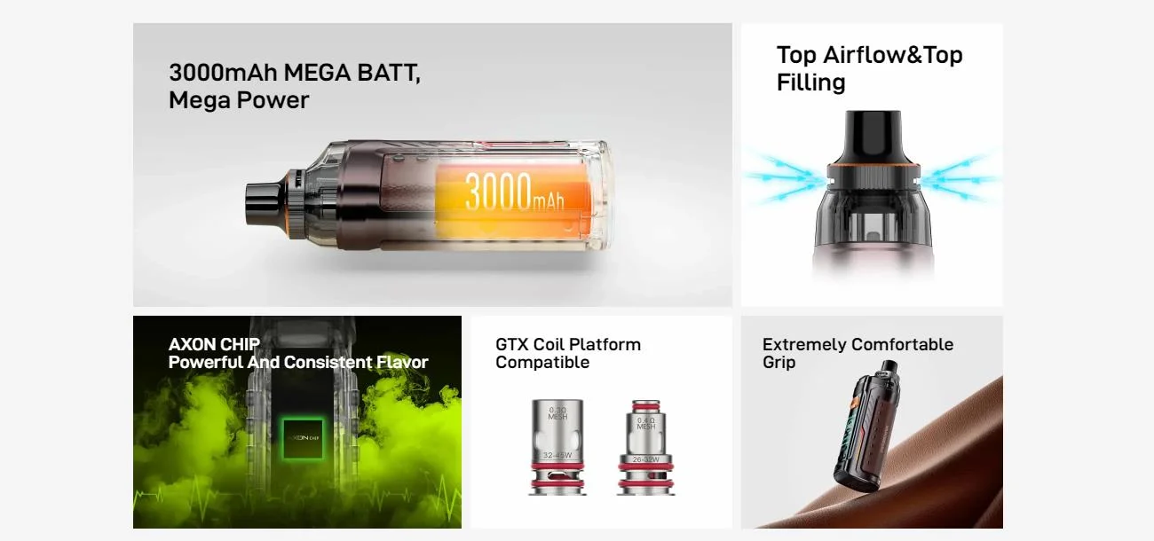 KIT Armour G 3000mAh - Vaporesso 3 armour g pod mod kit 3 | Ecigareta.hr