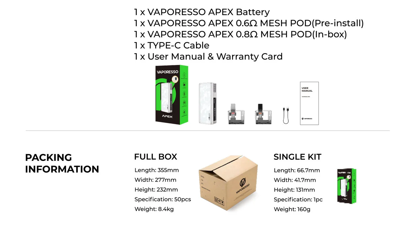 KIT Apex Pod - Vaporesso » Ecigareta.hr