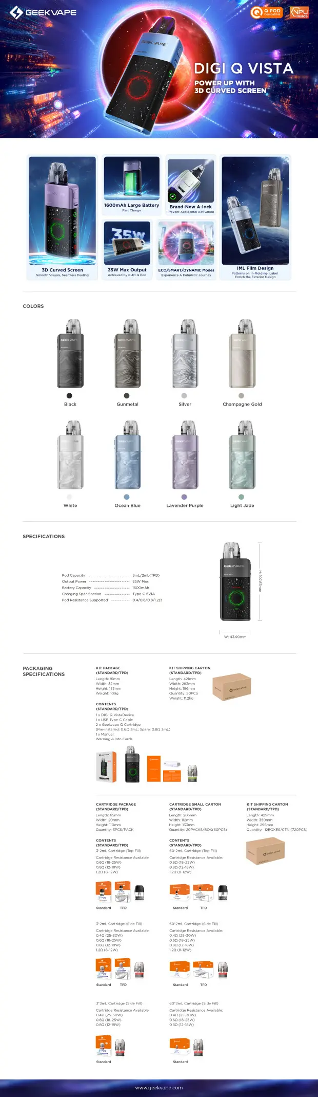 Digi Q vista SPEC | Ecigareta.hr