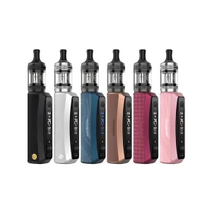 Ecigareta.hr 11 Vaporesso GTX One Pro komplet za e-cigarete – dostupno u šest boja: crna, bijela, plava, brončana, crvena i roza. Komplet uključuje mod s OLED ekranom i GTX atomizer, idealno za MTL i DL vaping.