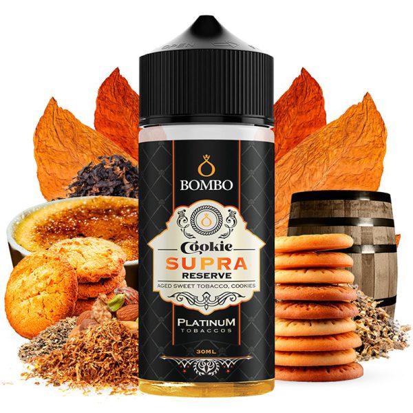 aroma-cookie-supra-reserve-30ml-longfill-platinum-tobaccos-by-bombo Aroma Cookie Supra Reserve 30ml (Longfill) - Platinum Tobaccos by Bombo - Slika 1