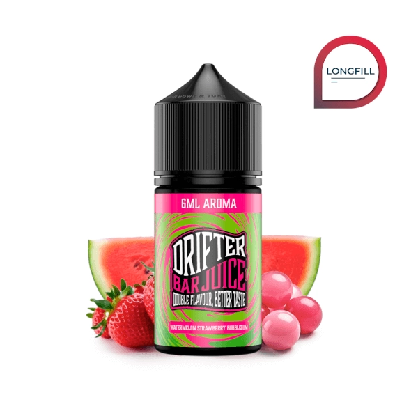 Drifter Bar Watermelon Strawberry Bubblegum Longfill 6ml Drifter Bar Watermelon Strawberry Bubblegum Longfill 6ml