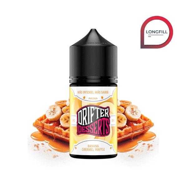 Drifter Desserts Banana Caramel Waffle Longfill 6ml Drifter Desserts Banana Caramel Waffle Longfill 6ml