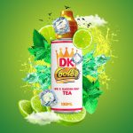 Lime and Garden Mint Tea 0mg 100ml - DK Cooler by Donut King - Lime i mente čaj