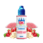 Strawberry & White Choco Pops 0mg 100ml - DK Breakfast by Donut King - Donut King