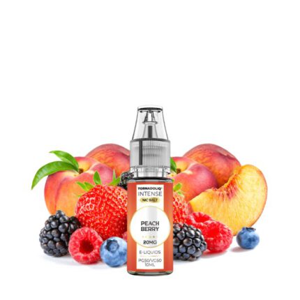 Peach Berry Nic Salts 10ml - Intense by Tornadoliq - 2% (20mg)