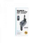 3 u 1 Ultra Brzi Punjač Za Auto + Kabel - Slika 2