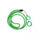 Adjustable Lanyard With Silicone Ring (1kom) - Green