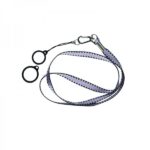 Flat Lanyard With 2 Silicone Rings Purple (1kom)