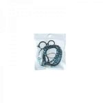 Weave Lanyard With 2 Silicone Rings Brown (1kom) - Slika 2
