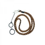 Weave Lanyard With 2 Silicone Rings Brown (1kom)
