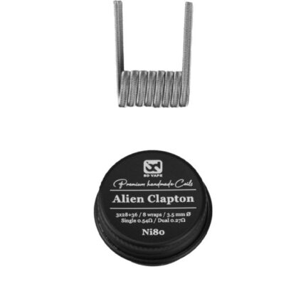 BD Vape Alien Clapton Ni80 0.54Ω Handmade (2kom) - BD Vape