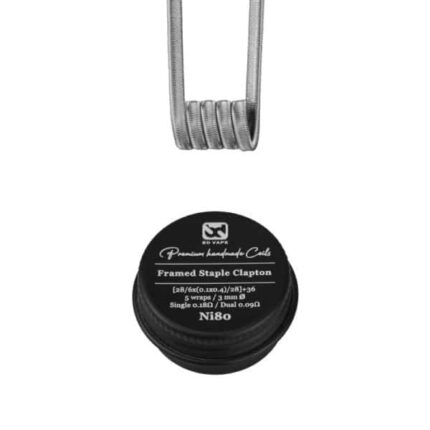 BD Vape Framed Staple Clapton Ni80 0.18Ω Handmade (2kom) - BD Vape
