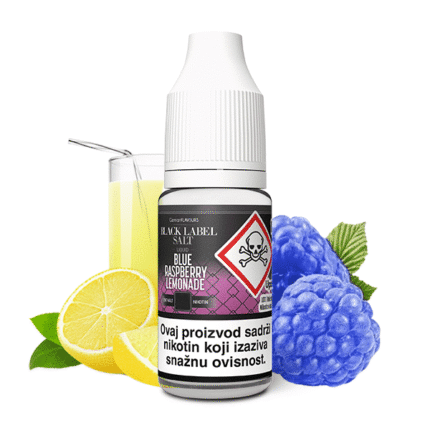 Blue Raspberry Lemonade NicSalt 10ml - Black Label by Flavourtec - 20mg