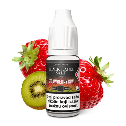 Strawberry Kiwi NicSalt 10ml - Black Label by Flavourtec - 20mg