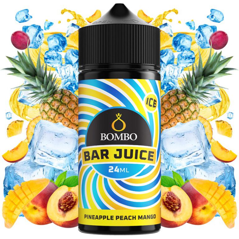 Bombo Aroma Pineapple Peach Mango Ice 24ml (Longfill) - Bar Juice by Bombo