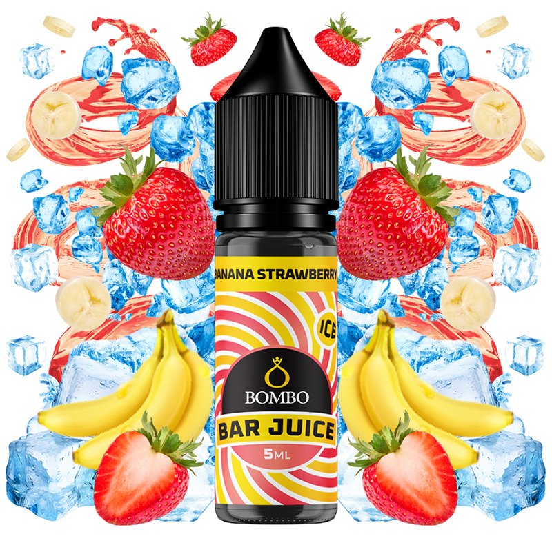 Bombo Aroma Banana Strawberry Ice 5ml/15ml (Minilongfill) - Bar Juice by Bombo