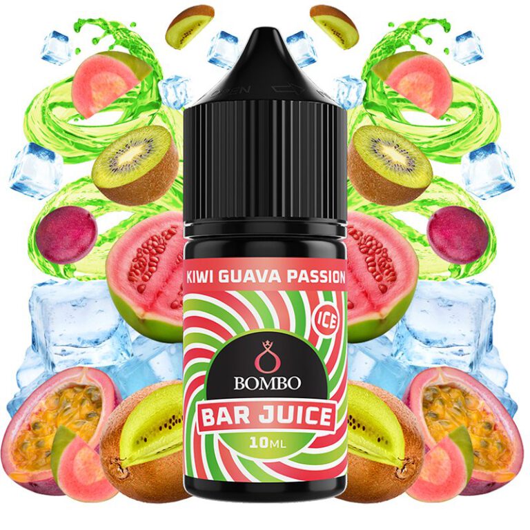 Bombo Aroma Kiwi Guava Passion Ice 10ml/30ml (Minilongfill) - Bar Juice by Bombo