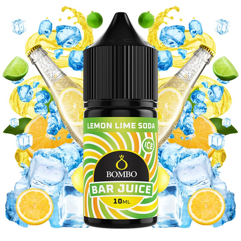 Bombo Aroma Lemon Lime Soda Ice 10ml/30ml (Minilongfill) - Bar Juice by Bombo