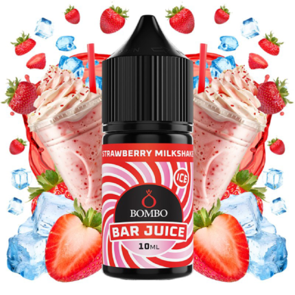 Bombo Aroma Strawberry Milkshake Ice 10ml/30ml (Minilongfill) - Bar Juice by Bombo