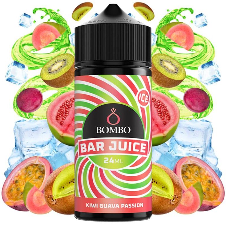 Bombo Aroma Kiwi Guava Passion Ice 24ml (Longfill) - Bar Juice by Bombo